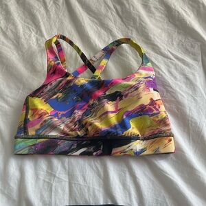 lululemon colorful sports bra